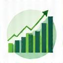 Icon symbolizing success charts and proven results